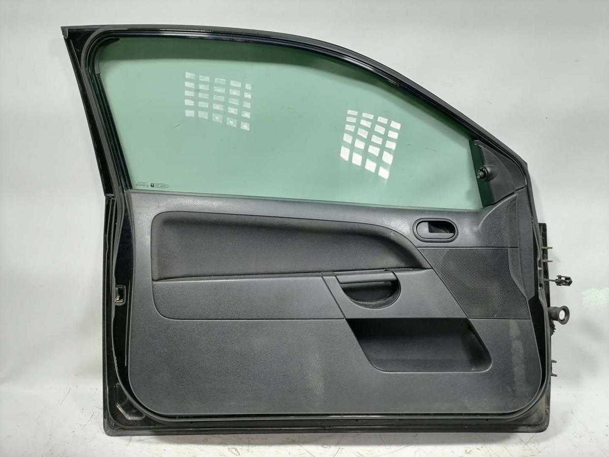 Ford Fiesta JD3 original T&uuml;r links 3-T&uuml;rer Panther Schwarz Metallic Rohbau BJ08